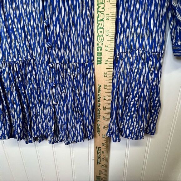 Anthropologie Maeve Lila Tiered Button Up Tunic Babydoll Blouse Size Medium - Picture 9 of 16